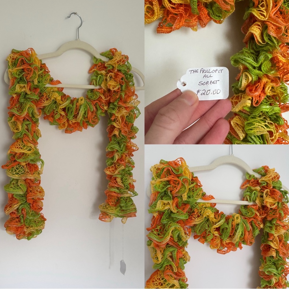 Handmade Crochet Skinny Scarf